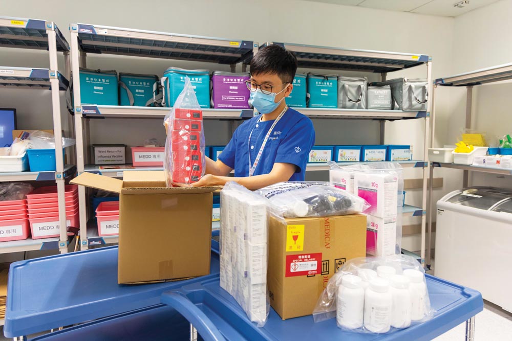 藥劑師包裝需送遞的藥物